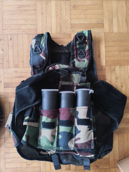 Paintball Set Tipman Sierra One, Flasche, Weste, Maske, Zubehör – Bild 2