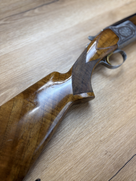 Bockdoppelflinte Browning B1 Kal. 12/70 LL 70cm++Lauf SEHR GUT++Waffen Haider++ – Bild 2