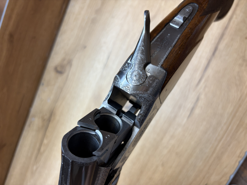 Bockdoppelflinte Browning B1 Kal. 12/70 LL 70cm++Lauf SEHR GUT++Waffen Haider++ – Bild 5