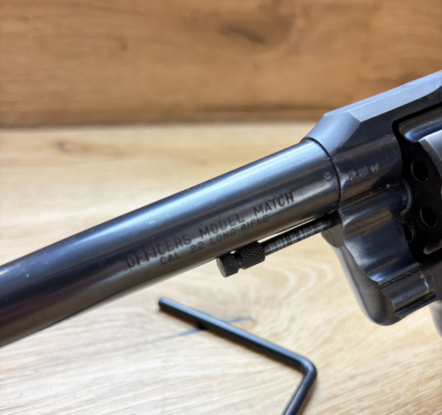 Colt Sportrevolver Officers Model Match 22l.r. "LAUF TOP Zustand" – Bild 4