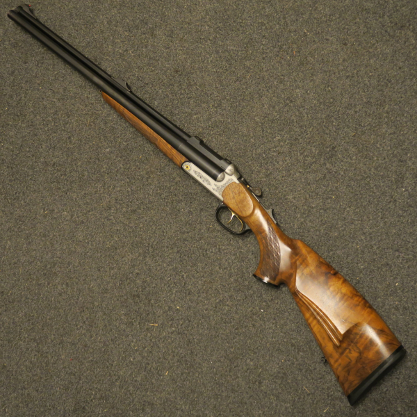 original D99 DUO LUXUS GOLD DOPPELBÜCHSDRILLING Kal. 30R Blaser 6,5x57R 20/76 no bd14 krieghoff – Bild 4