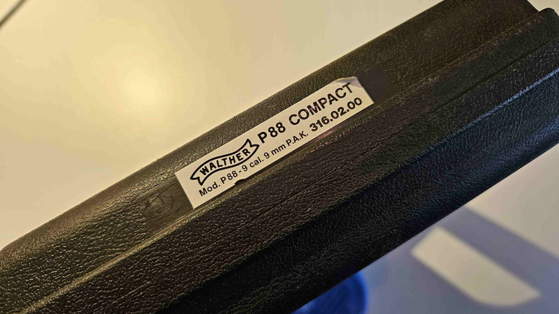 Walther P88 COMPACT - 9mm PAK - 2 Magazine - Koffer - PTB 429 - Germany – Bild 5