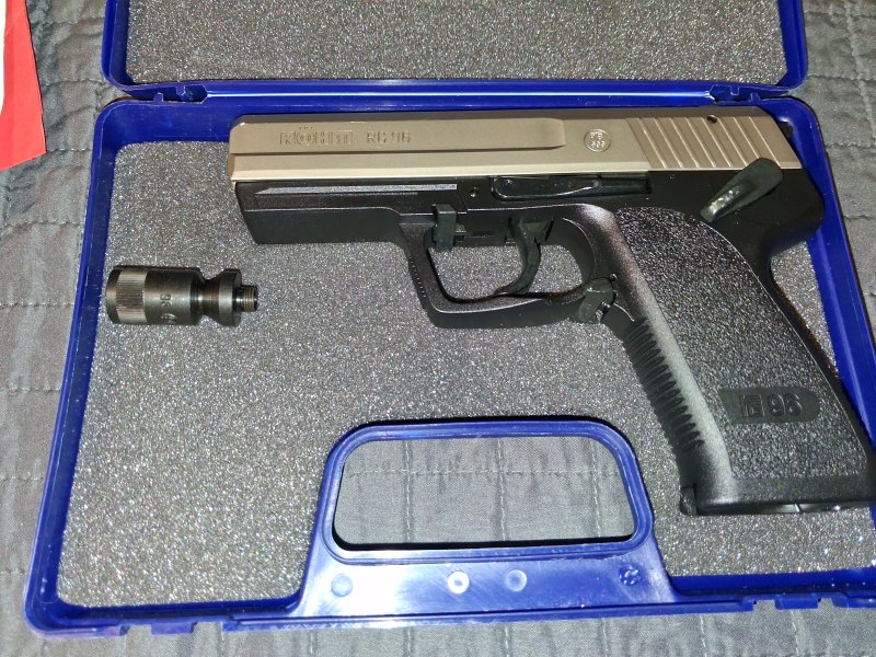 Röhm RG 96 Nickel mit Zubehör Schreckschusspistole 9 mm P.A.K. SRS RG96 vernickelt neu ungeschossen – Bild 4