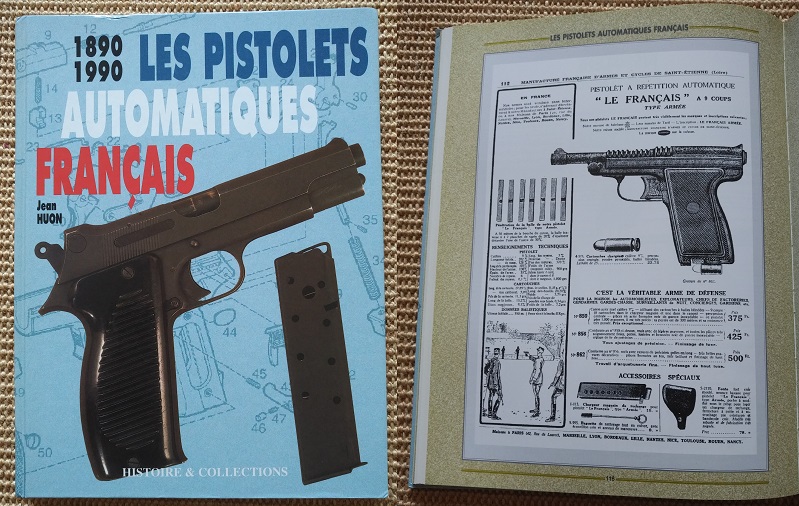 Standardwerk Klassiker Selbstladepistolen Frankreich >Les pistolets automatiques français 1890-1990< – Bild 1