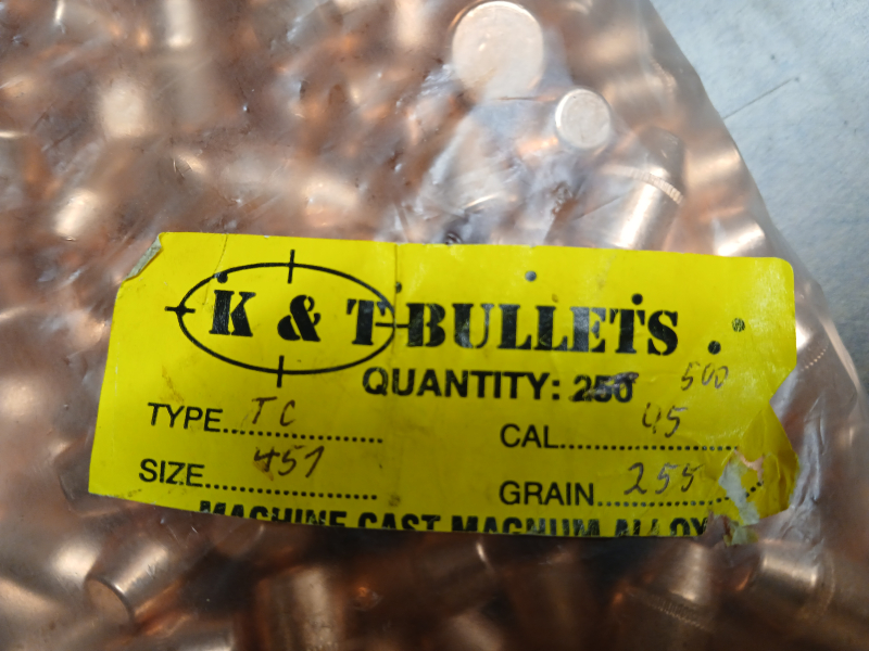 KT Bullets .451 255 grain 500 Stück – 2. kép
