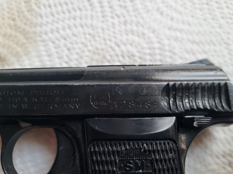 SM Pistole cal.8mm – obrázek 2