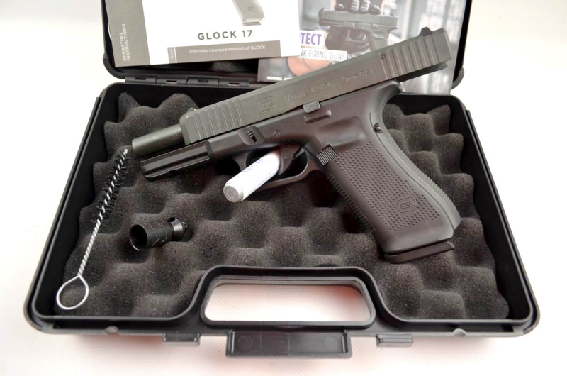Neuwertige Glock 17 im Originalkoffer # 9 mm PAK # mit Munition – Bild 1