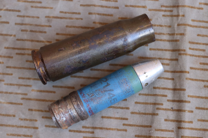 2cm 151/20 Patrone Brand Bordmunition FW190 BF109Luftwaffe 2.Weltkrieg Deko Munition – Bild 2