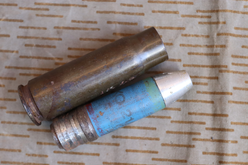 2cm 151/20 Patrone Brand Bordmunition FW190 BF109Luftwaffe 2.Weltkrieg Deko Munition – Bild 3