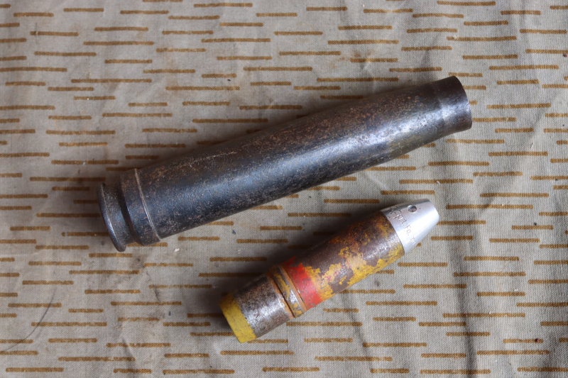 2cm Flak 38 Patrone 2.Weltkrieg Deko Munition – Bild 3