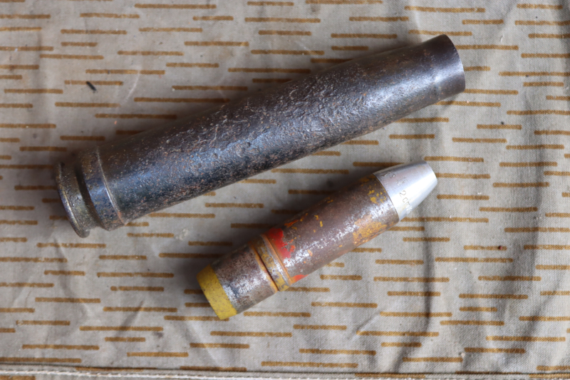 2cm Flak 38 Patrone 2.Weltkrieg Deko Munition – Bild 4