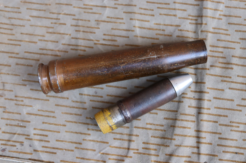 2cm Flak 38 Patrone eeo 1943 glatter Boden ohne L´Spur 2.Weltkrieg Deko Munition – Bild 3