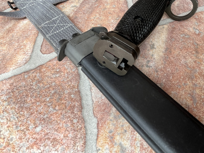 Colt US M7 Bajonett Bayonet mit Scheide M8A1 FN M16A1 M4A1 XM177 AR15 Stanag Nato – Bild 3