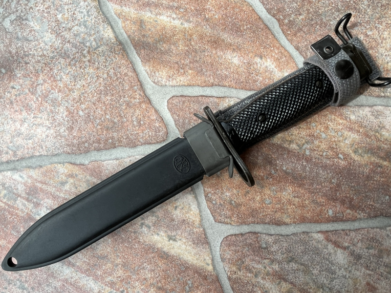 Colt US M7 Bajonett Bayonet mit Scheide M8A1 FN M16A1 M4A1 XM177 AR15 Stanag Nato – Bild 1