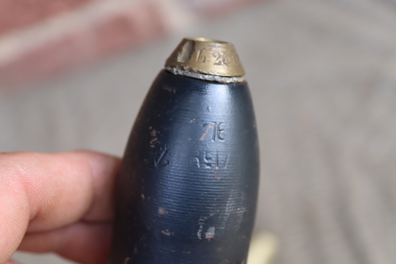 37mm Deko Patrone Frankreich 1.Weltkrieg 1917 – Bild 3