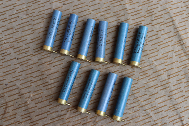 14mm Lefaucheaux Stiftfeuer Hülsen Gevelot Schrotmunition – Bild 1