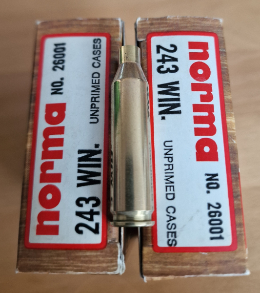 Patronenhülsen Norma .243 Win. – imagen 1