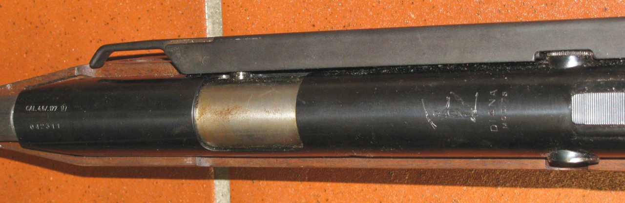 DIANA Luftgewehr, ein DIANA MOD. 75 mit F -Zeichen in Cal. 4,5mm / Ersatzteile - Träger – Bild 4