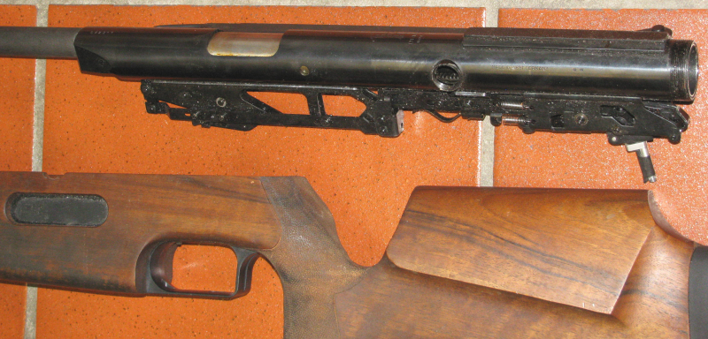 DIANA Luftgewehr, ein DIANA MOD. 75 mit F -Zeichen in Cal. 4,5mm / Ersatzteile - Träger – Bild 2