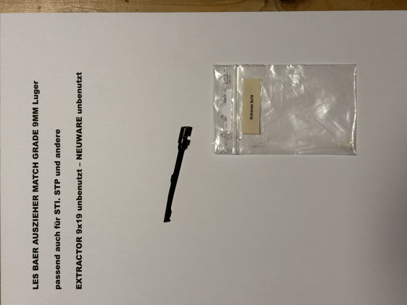 Auszieher - EXTRACTOR - 9x19 Les Baer Match Grade - passend auch für STI, STP usw. – Bild 1