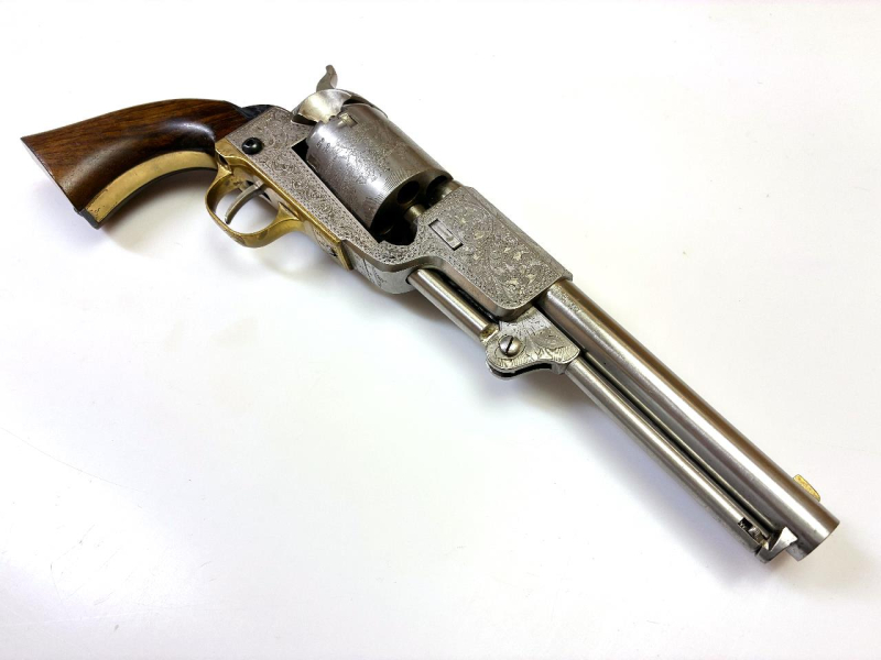 Gravierter Perkussionsrevolver – Armi San Marco Mod. Colt 1848 3rd Model Dragoon | .44 – Bild 1