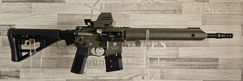 Neuware - Schmeisser AR15 M4FL Sport OD Green 14,5" .223Rem. mit Zieloptik - versandkostenfrei ! – Bild 1