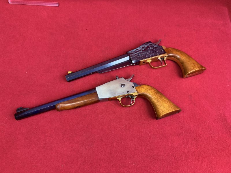 2x Tingle Pistolen, Palmetto u. Armi San Marco, .44BP, .36BP – Bild 1