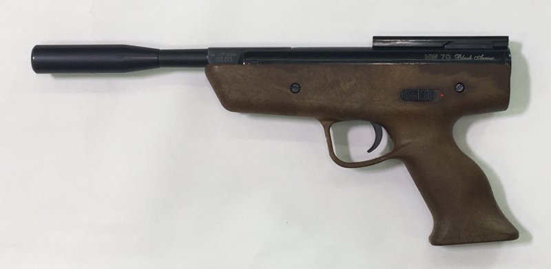 Luftpistole Weihrauch Black Arrow HW 70 mit Rotpunkt – Bild 2