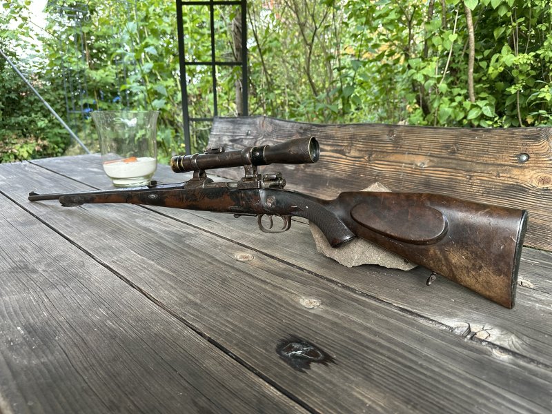 Rarität: Otto Bock Berlin Hoflieferant – Mauser 98 Jagdbüchse in 8x57 I mit Emil Busch Visar 4,5 – Bild 1