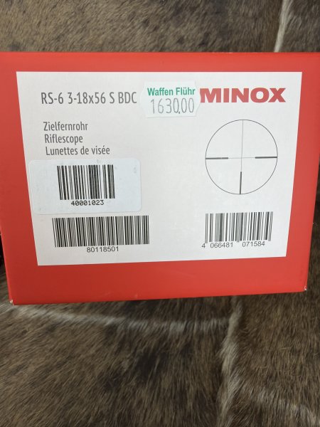 Zielfernrohr Minox RS-6 3-18x56 Schiene + BDC NEU von WAFFEN FLÜHR ANSBACH – Bild 6