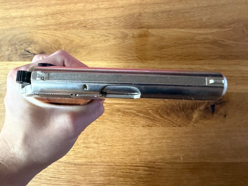 Röhm RG 800 Gaspistole SRS PTB 414 mit Koffer, Anleitung, Holster + Munition – Bild 3