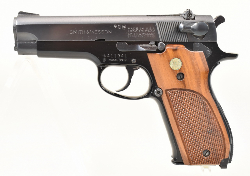 SMITH & WESSON Pistole Modell 39 im Kaliber 9mm Luger in der OVP – Bild 1