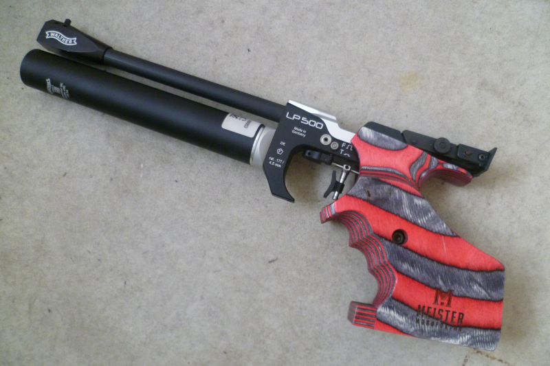 Matchluftpistole Walther LP 500 L Meistermanufaktur Red Devil – Bild 3