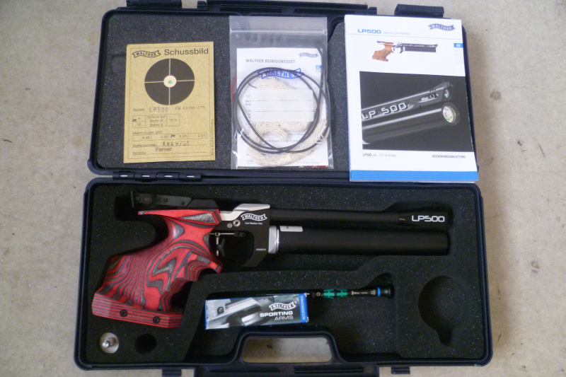 Matchluftpistole Walther LP 500 L Meistermanufaktur Red Devil – Bild 1