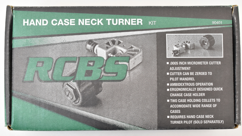 RCBS Hand-Halsdreher mit Schnellwechsel Hülsenhalter #90401 Hand Neck Turner – Bild 1