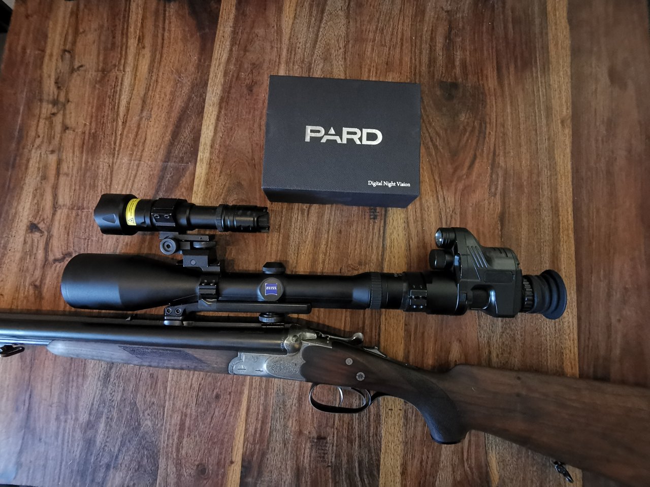 Pard NV007 Nachtsicht-Set incl. Premium 940nm IR-Strahler & Zubehör – Top Zustand! – Bild 1