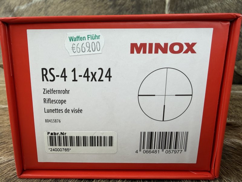 Zielfernrohr Minox RS-4 1-4x24 NEU von WAFFEN FLÜHR ANSBACH – Bild 6