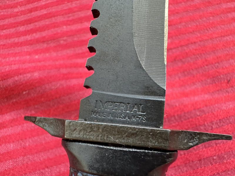 +++Seltenes -gesuchtes Kampfmesser-Dolch- Survival U.S. Imperial M-7S aus Sammlung sehr gut 80-er !! – Bild 5