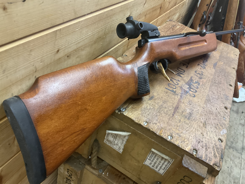 Luftgewehr DDR Haenel Suhl Modell 3.112 Q1, Kal.4,4mm, Durchlader, NVA, GST!!! – Bild 6