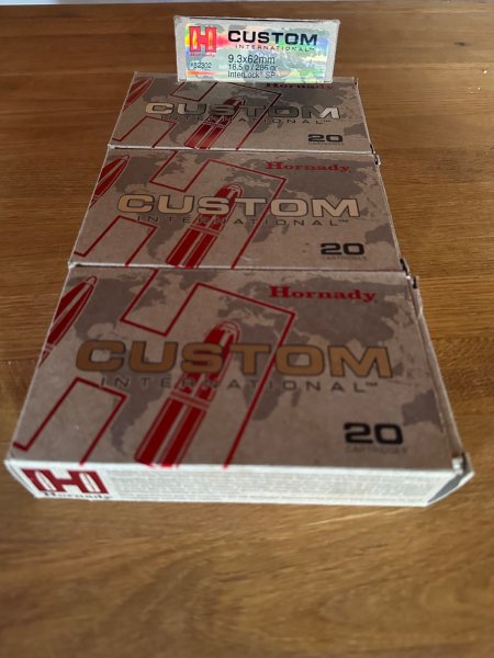 Hornady 9,3x62 Interlock 18,5g/286grs. – Bild 1