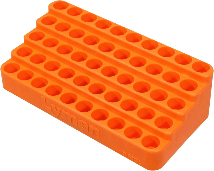Lyman Bleacher Stadium Style Reloading Block #7728088 Tribünen-Ladebrett .445" Pistol .38 .357 9mm – Bild 1