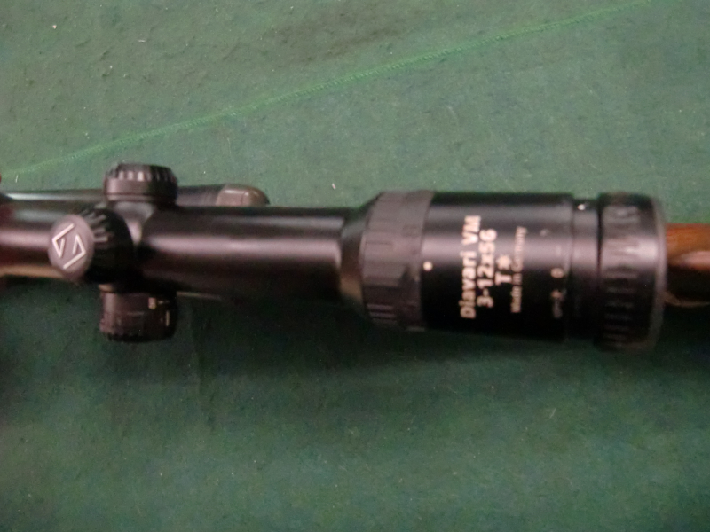 Suhler Drilling aus 1.Hand eingeschossen mit Zeiss Diavari 3-12x56Leucht +ESL .22Hornet – Bild 3