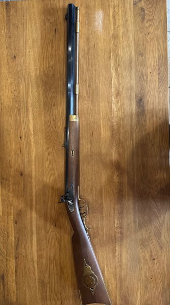 Davide Pedersoli Vorderlader Gewehr Hawken Target Cal 54 – Bild 1