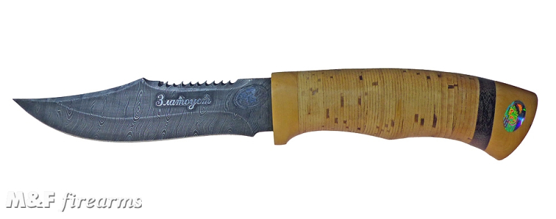Jagdmesser „Slatoust“ – handgeschmiedete Qualität aus Damaststahl – Bild 1