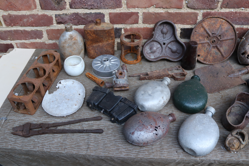 Militaria Konvolut Bodenfunde 1.Weltkrieg 2.WK Wehrmacht – Bild 2