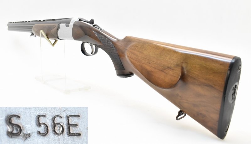 SAUER - BERETTA Bockflinte Modell S 56 E im Kaliber 12/70 mit Einabzug, Ejektor und 1/2 - 1/1 Choke – Bild 2