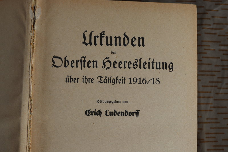Ludendorff - Urkunden der obersten Heeresleitung 1.Weltkrieg – Bild 3