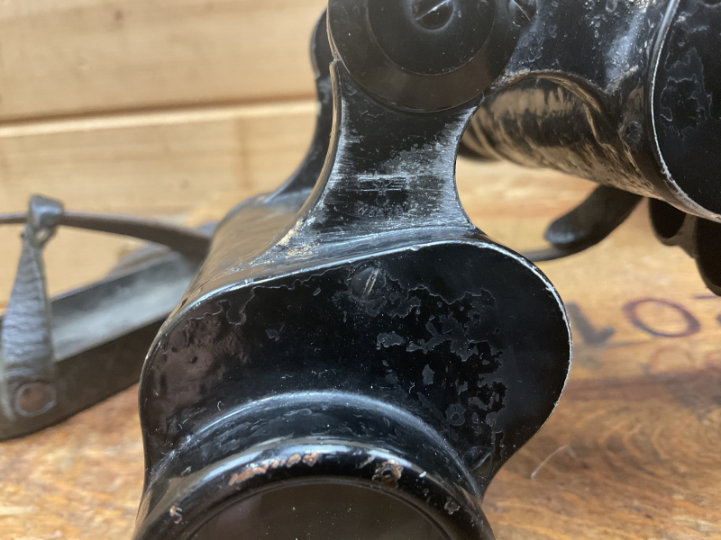 Dienstglas Wehrmacht WK2 Carl Zeiss Jena 6x30, mit WaA Abnahmezeichen! Bakelit Okularschutz! – Bild 5