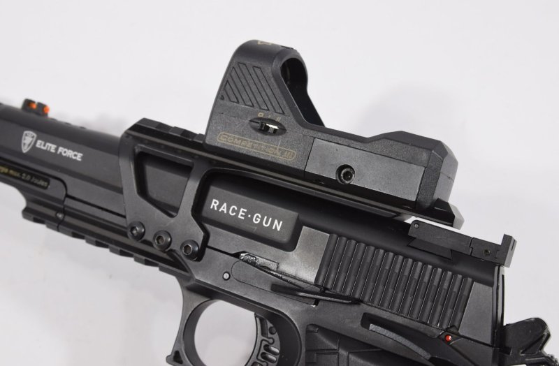 Elite Force Race Gun Softair 6mm Vollmetall Pistole Blowback CO2 – Bild 3