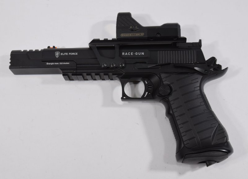Elite Force Race Gun Softair 6mm Vollmetall Pistole Blowback CO2 – Bild 2